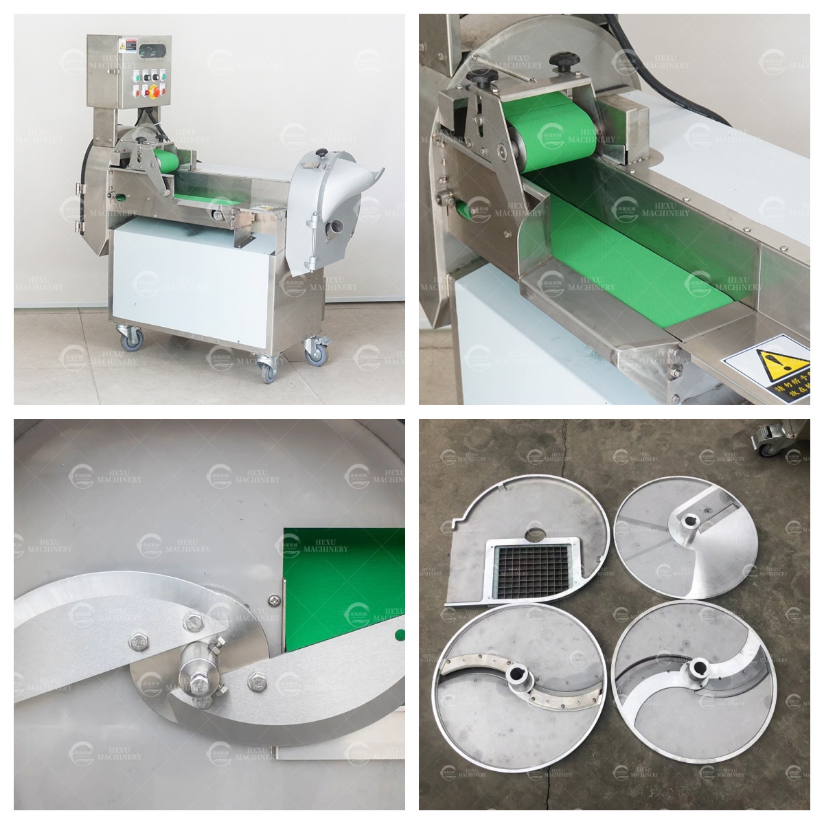 vegetable and fruit slicing shredding machine