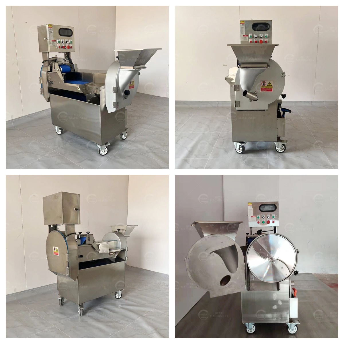 industrial vegetable and fruit cutting machine