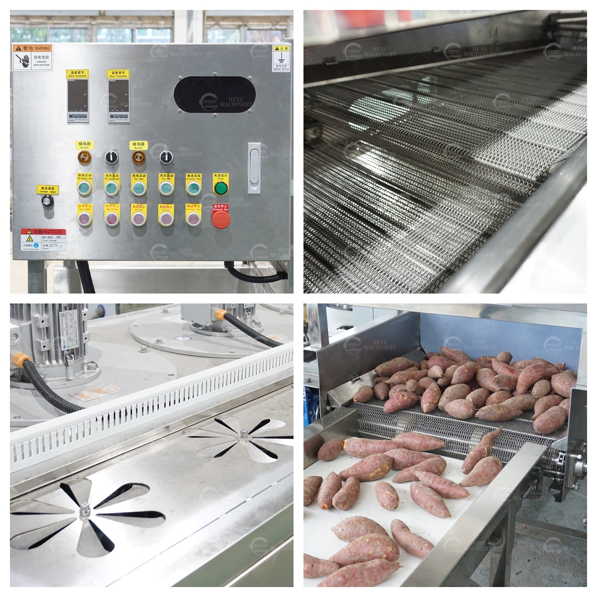 sweet potato drying machine