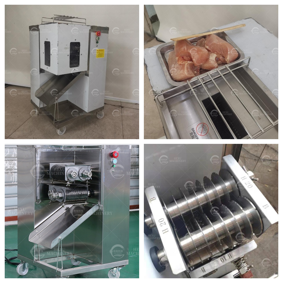 fresh meat shredding machine