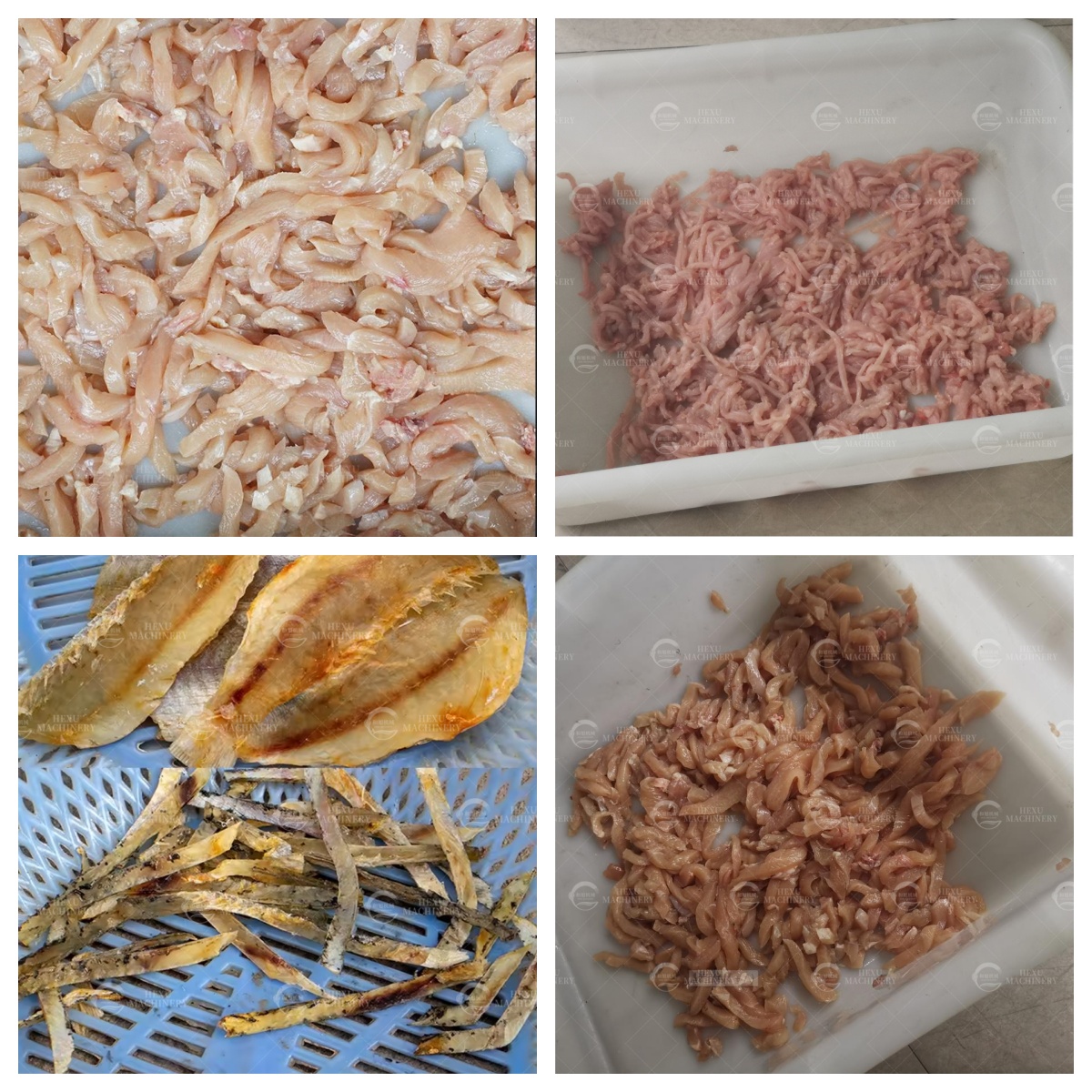 dried fish shredding machine
