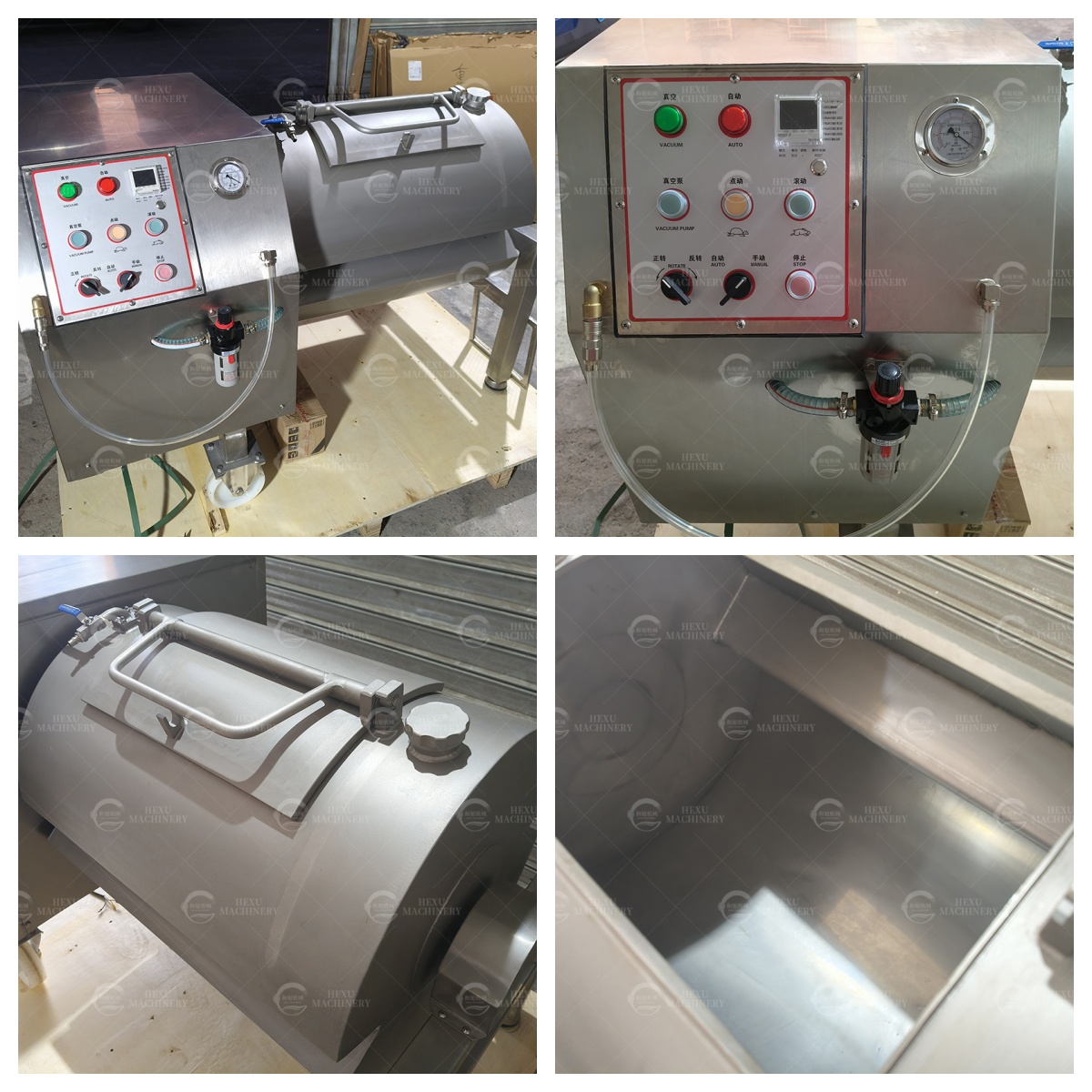 vacuum tumbler machine meat mixing machine