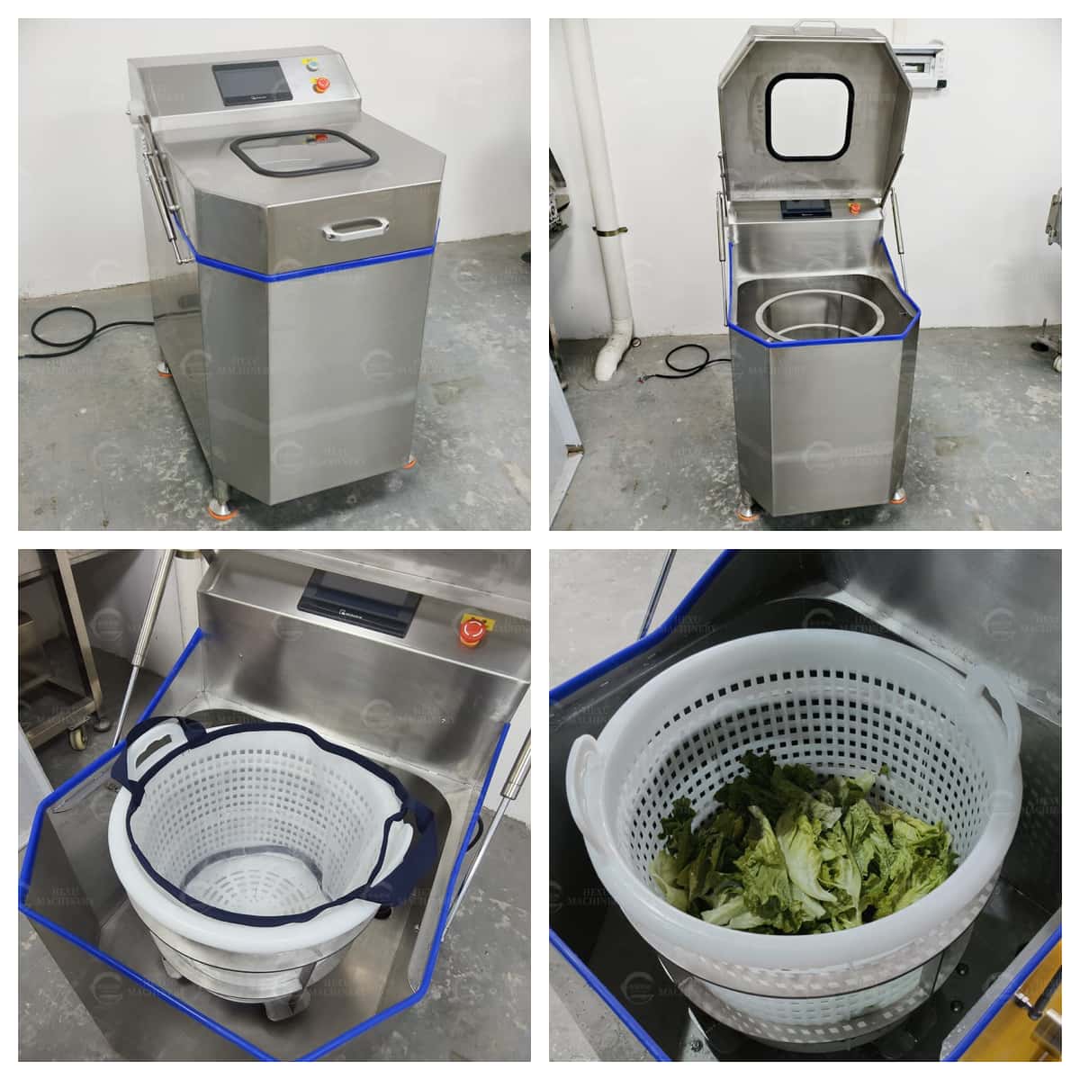 vegetable dewatering machine