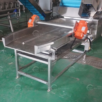 Leafy Vegetable Cutting Washing and Dewatering Line