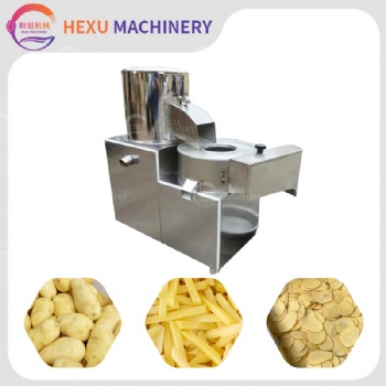 Potato Washing and Cutting Machine