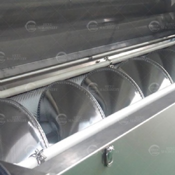 Continuous Type Roots Washing and Peeling Machine