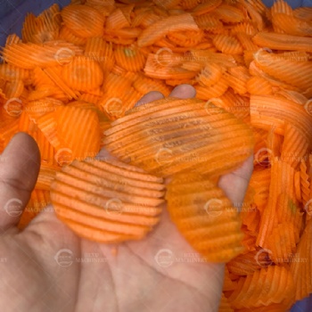 Wavy Potato Chips Cutting Machine